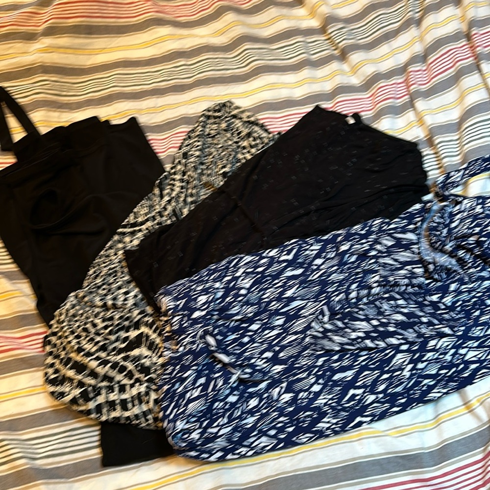 Four Medium Maternity Dresses - image 1